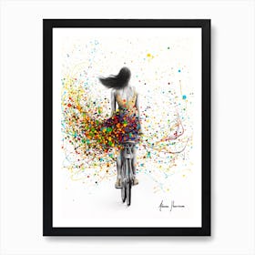 City Cycle Art Print