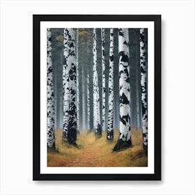 Birch Forest 64 Art Print