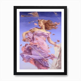 Aphrodite Surreal Mythical Painting 2 Art Print
