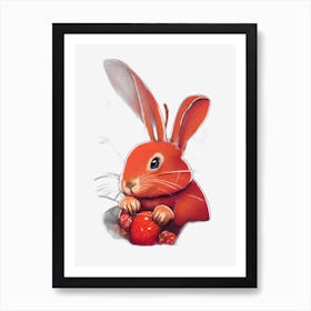 Default A Detailed Illustration Cute Rabbit Face Munching Carr 0 1ce0f55a 6c84 4336 9aa5 2901790e8a56 0 Art Print