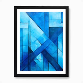 Kinetic Geometric Illustration 5 Art Print