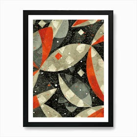 Abstract Leaves 63 Art Print