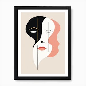 Face Of A Woman 6 Art Print