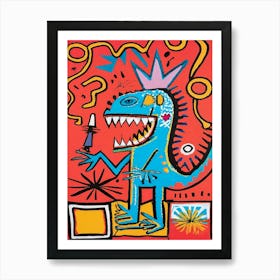 King Of The Dinosaurs Art Print