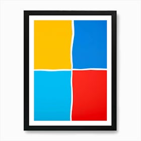 Squares Art Print