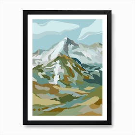 Mountain Range Art Print