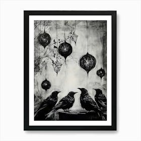 Crows Art Print