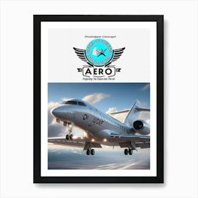 Hall-O-Gram Creations Aero Prototype Concept ~Reimagined 42 Art Print