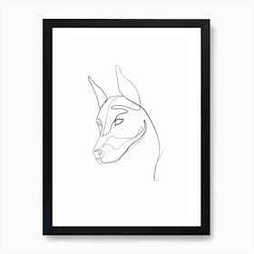 Doberman Art Print