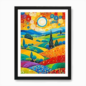 Tuscan Countryside Art Print