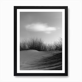 Dunes and cloud Art Print