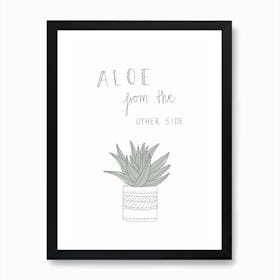 Aloe Vera Art Print