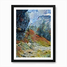 Rocky Mountain Stream Art Print