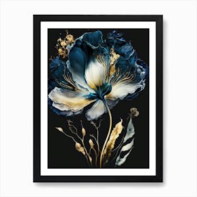 Blue Poppy Art Print