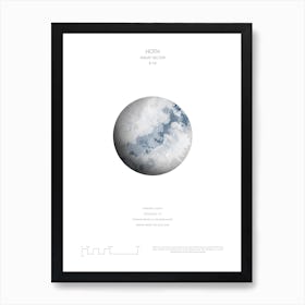 Star Wars Planet Poster - Hoth Art Print