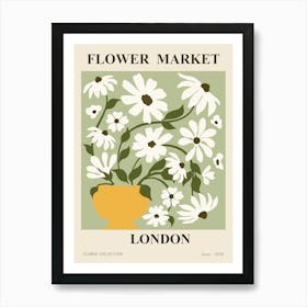 Flower Market London 1 Art Print