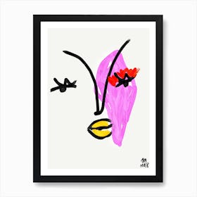 Mancha Rosa Art Print