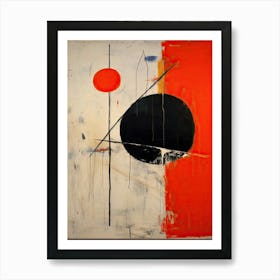 Colourful Abstract Painting 1 Art Print