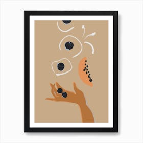 Fruit Of The Gods Hand Art Print