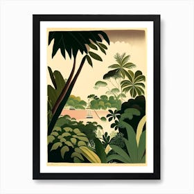 Cayman Islands Rousseau Inspired Tropical Destination Art Print