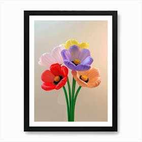 Dreamy Inflatable Flowers Poppy 2 Art Print