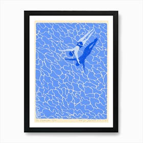 'Swimming' 4 Art Print