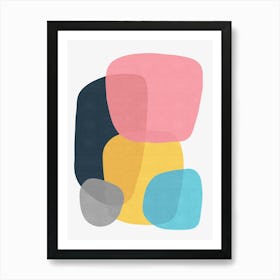 Expressive abstract art C Art Print