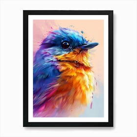 Colorful Bird 18 Art Print