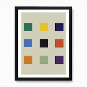 Bauhaus Square 2 Art Print