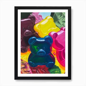 Gummy Bears Big Painting Art Print