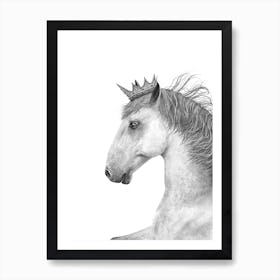 King Horse  Art Print