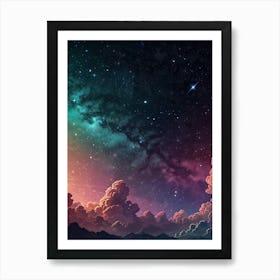 Sky And Clouds 2 Art Print