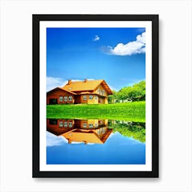 Reflection Of A House 1 Art Print