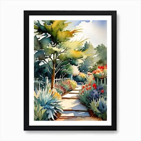 Garden Path Art Print