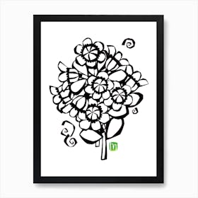 A Bold Bouquet Art Print