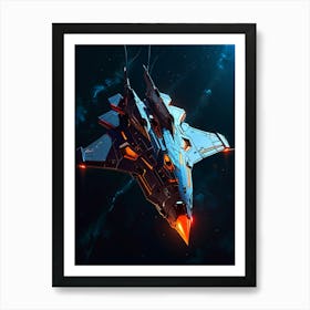 Spaceship 4 Art Print