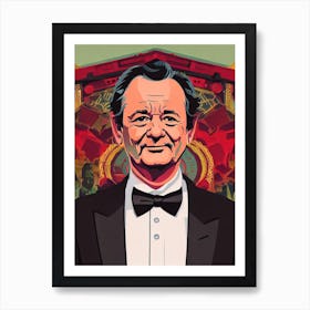 Bill Murray Illustration Movies Art Print