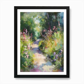  Floral Garden Wild Garden 8 Art Print