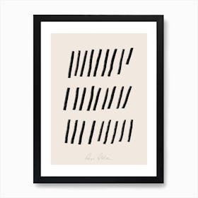 Abstract Stripes 09 Art Print