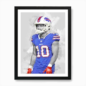 Khalil Shakir Buffalo Bills Art Print