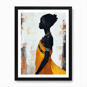 Nomadic Nectar; Essence Of Boho |The African Woman Series Art Print