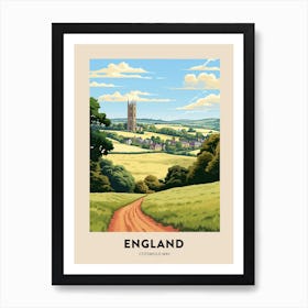 Cotswold Way England 1 Vintage Hiking Travel Poster Art Print