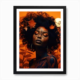 Afro-American Woman 5 Art Print