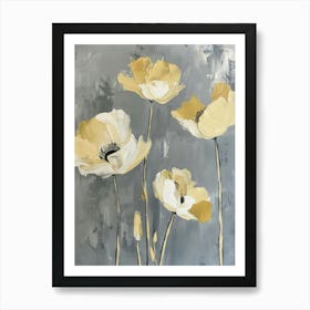 Yellow Poppies 3 Art Print