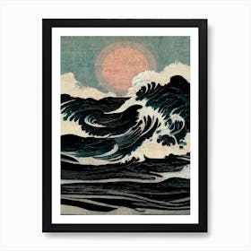 Wild Waves Art Print