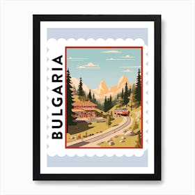 Bulgaria 3 Travel Stamp Poster Art Print