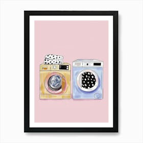 Two Washing Machines 3 Art Print