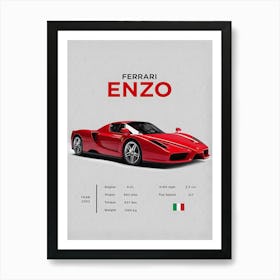 Ferrari Enzo Art Print