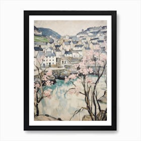 Polperro (Cornwall) Painting 4 Art Print