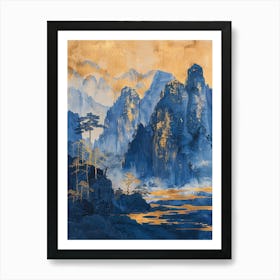 Chinese Mountains 65 Art Print